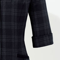 アイトス Pieds オーバーブラウス ブラック 25号 HCL6320-099 1着（直送品）