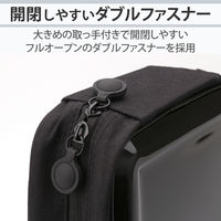 エレコム（ELECOM） CD/DVDファスナーケース セミハード 52枚入 CCD-H52BK 1個