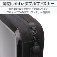 エレコム（ELECOM） CD/DVDファスナーケース セミハード 96枚入 CCD-H96BK 1個（直送品）