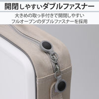 エレコム（ELECOM） CD/DVDファスナーケース セミハード 96枚入 CCD-H96WH 1個（直送品）