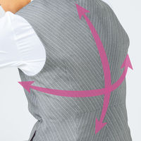 アイトス Pieds ベスト ネイビー 19号 HCV4600-011 1着（直送品）