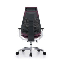 【車上渡し】 Ergohuman（エルゴヒューマン） ジェニディア 多機能オフィスチェア 肘付 エラストメリックメッシュ レッド 1脚（直送品）