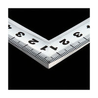 シンワ測定 曲尺角厚 シルバー 50cm 裏面角目 日本一 J 10014 1本