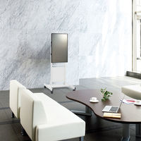 プラス 50型ミーティングディスプレイ+スリムスタンドセット MTGS-50-HAISOU-SET 1セット（直送品）