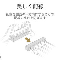 延長コード 電源タップ コンセント 1.5m 2ピン 4個口 ほこりシャッター 黒 AVT-D5-2415BK エレコム 1個