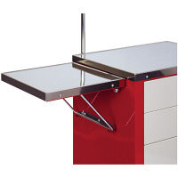 松吉医科器械 マイスコ救急カート ノーマルツートン レッド MY-4655R 1台 24-3321-00（直送品）