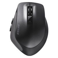 バッファロー Bluetoothマウス（静音） Premium Fitマウス ブルーLED式/5ボタン/静音タイプ ブラック BSMBB500MBK（直送品）