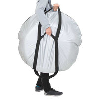 【カー用品】ボンフォーム 収納 タイヤキャリーバッグ 軽/普通車 1本用 2枚セット LL シルバー 7205-08SI 1セット（直送品）