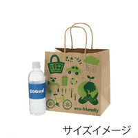 シモジマ 【ケース販売】HEIKO 紙袋 25チャームバッグ 24-17 エコライナーアース 003272309（直送品）