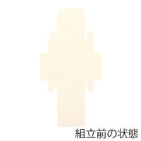 シモジマ 【ケース販売】HEIKO 箱 プチBOX 55×55 ホワイト 006897940 1ケース(10枚入×10袋 合計100枚)（直送品）