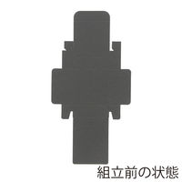 シモジマ 【ケース販売】HEIKO 箱 プチBOX 55×55 ブラック 006897942 1ケース(10枚入×10袋 合計100枚)（直送品）