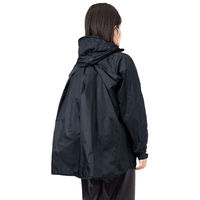 Makku（マック） くるっとパックレインスーツ　ネイビー×ブラック　Mサイズ　AS-7660　1着（直送品）