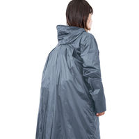 Makku（マック） くるっとパックレインコート ブルーグレー Mサイズ　AS-7670　1着（直送品）