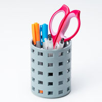 Matakul クリアホルダーからつくったブリックス ペン立て 1個 ライクイット×アスクル共同企画 オリジナル