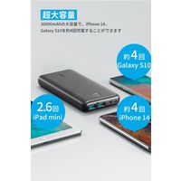 Anker モバイルバッテリー 20000mAh 2台同時充電可能 PowerCore Essential 20000 1個