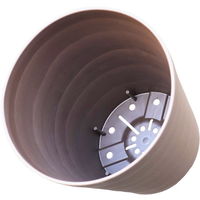 【アウトレット】再値下げ アップルウェアークラフトポット 21型 ダークブラウン 4.5L 208mmΦ×228mm 鉢