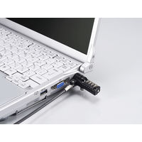 バッファロー ダイヤル式ワイヤーロック BSL07D 5台（直送品）