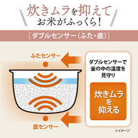 象印マホービン マイコン炊飯ジャー NL-DB18-WA ホワイト 1台