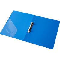 アスクル　リングファイル丸型2穴　A4タテ　背幅27mm　5色アソート　10冊  オリジナル（わけあり品）