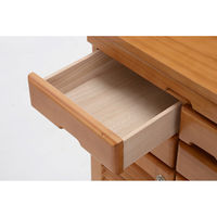 ファミリー・ライフ 天然木鍵付き引き出しいっぱいFAX台 コンセント付き 76cm幅 04145 1台