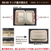 パックスタイル ABランチ 160-160 1箱（500枚：50枚入×10袋）