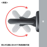 サンワサプライ LEDバーライト　角度調整付き LED-BA7USV 1個（直送品）