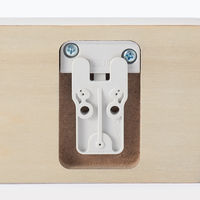 無印良品 壁に付けられる家具トレー オーク材突板 ライトグレー 44cm 良品計画