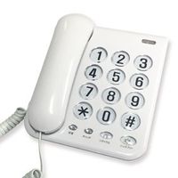 カシムラ 電話機 シンプルフォン ホワイト SS-07 5台