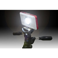 投光器 Ganz LED コンパクト投光器 調光 調色 USB充電式 1200ルーメン 実用点灯8時間 耐塵耐水 1個 ジェントス