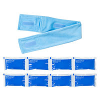 【アスクル限定】伊藤忠リーテイルリンク 首元ひんやりベルト １セット(3個) ネッククーラー 冷却グッズ 洗えるカバー付 繰り返し オリジナル