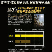 日本マタイ 強力防草クロスシートPRO 1.5×50m 耐候年数約10年 HC10653 1セット(6巻)（直送品）