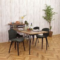 タマリビング ゲンブ ダイニングテーブル 幅1650×奥行800×高さ700mm 50005300 1台（直送品）