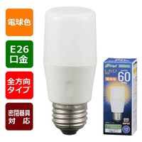 オーム電機 LED電球 T E26 7W 電球色 06-3607 1個