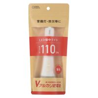 オーム電機 V電池付LEDライト 3211C7 08-0922 1個