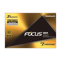 オウルテック Seasonic FOCUS GM 80+GOLD 850Wセミモジュール電源 FOCUS-GM-850 1個（直送品）