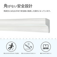 アスカ 机の落下防止バー 10本入り SF01 1袋