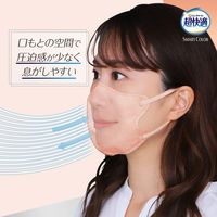 超快適マスク SMART COLOR（スマートカラー）スフレ ピンク ふつう 使い捨て　不織布　立体型　1袋（7枚入） ユニ・チャーム
