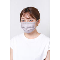 Kirei Mask（キレイマスク） コーディネートカラー（ラベンダー・モカ）すこし小さめ 1箱（40枚入） 川本産業 カラーマスク