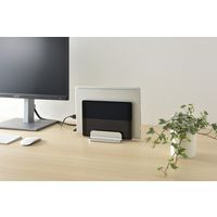 オーム電機 縦置きノートPCスタンド S04DーS 01-3625 1個（直送品）