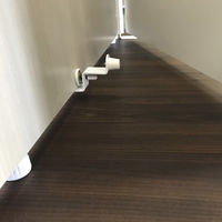 トーカイスクリーン MSパネル 開きドア用戸当たり 幅35×奥行130×高さ70ｍｍ MS-TAR 1個（取寄品）