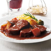 ギフトカード　御祝熨斗　お祝い　贈り物に　帝国ホテル ディナーセット(ビーフシチュー・牛タンの赤ワイン煮込み・ハンバーグ2種)　二重封筒（直送品）