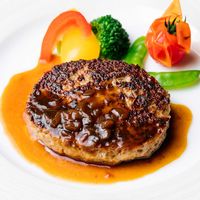 オンラインギフト　URLですぐ納品　デジタルギフト　ステーキ屋さんの極上＆特選牛生ハンバーグ 桔梗-Kikyo-(ハンバーグ2種計5個ソース（直送品）