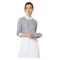 住商モンブランシャツ　レディス　７分袖　グレーSS500-92  13号1着（直送品）