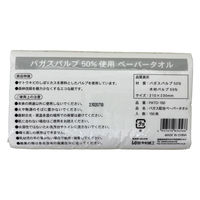 バガスパルプ配合ペーパータオル 中判サイズ 150枚 今村紙工 1個