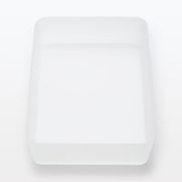 無印良品 ポリプロピレン整理ボックス3 約幅17×奥行25.5×高さ5cm 1セット（12個） 良品計画