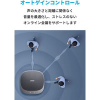 Anker PowerConf S360 会議用マイクスピーカー USB Type-C接続 有線接続 A3307041 1台