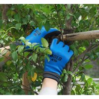 エスコ [S] 手袋(ナイロン・ポリエステル・天然ゴムコート) EA354GD-70 1セット(10双)（直送品）