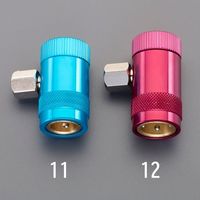 エスコ [HF01234yf] M12 クイックジョイント(高圧側) EA405ED-12 1個（直送品）