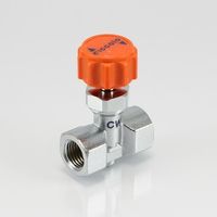 エスコ Rc1/8”xRc1/8” ニードルバルブ EA426CW-111 1セット(5個)（直送品）