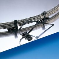 エスコ 結束バンド用ベース(導電性/100個) EA475GH-31 1袋(100個)（直送品）